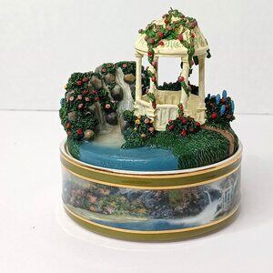 Thomas Kinkade Peaceful Moments Music Box Plays Love Story